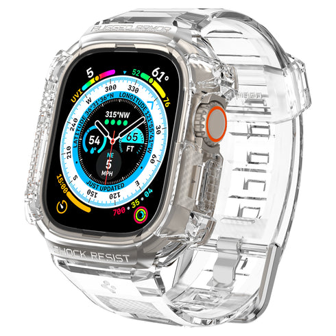 Spigen Apple Watch Ultra 3/2/1 (49mm) Capa + Pulseira – Rugged Armor Pro